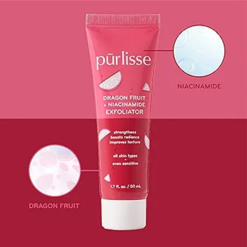 Purlisse Dragon Fruit + Niacinamide Exfoliator BNIB